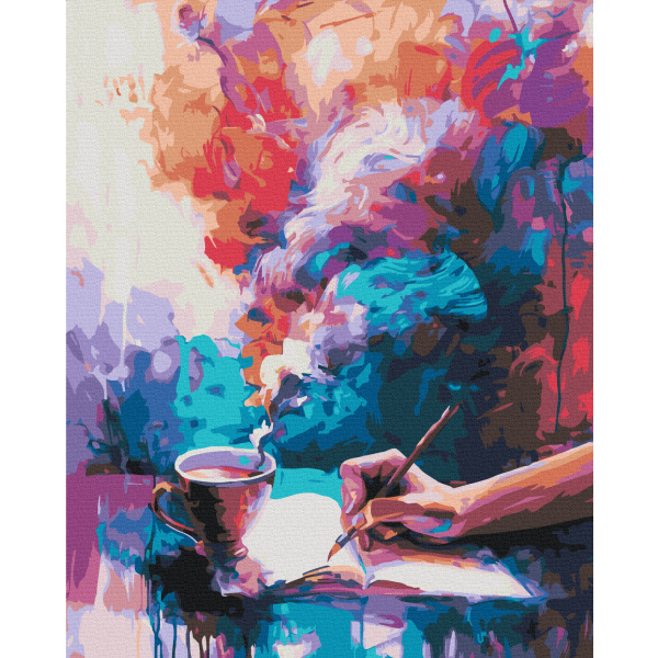 Картина по номерам Люди на картинах - Аромат думок