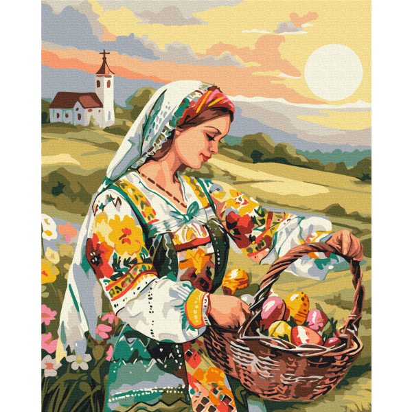 Картина по номерам Люди на картинах - Easter dawn