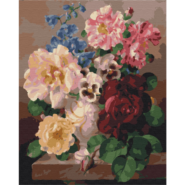 Картина по номерам Преміум картини - Пишний натюрморт