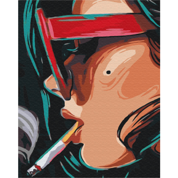 Картина по номерам Преміум картини - Дымный взгляд