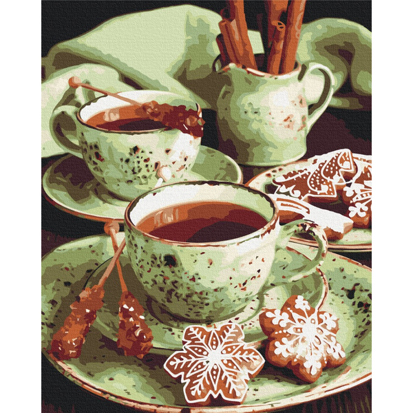 Картина по номерам Преміум картини - М'ятні пряники