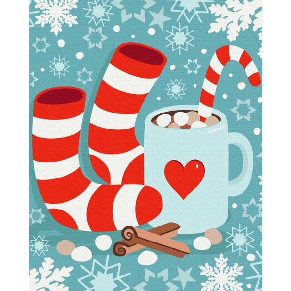 Картина по номерам Преміум картини - Нумо зимувати