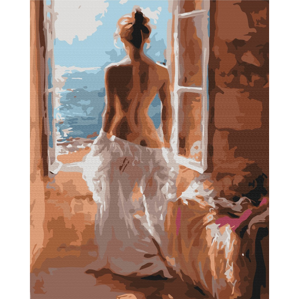 Картина по номерам Преміум картини - Оголений ранок