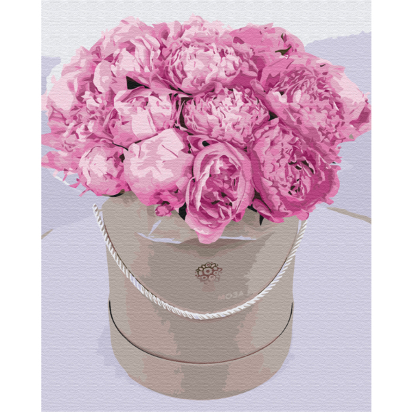 Картина по номерам Преміум картини - Півонії для коханої