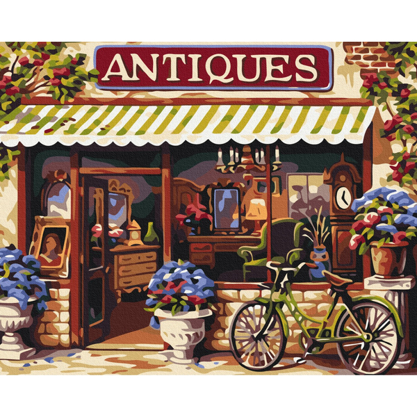 Картина по номерам Преміум картини - Антикварна лавка