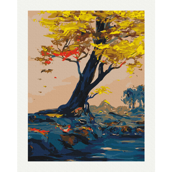 Картина по номерам Преміум картини - Живописний спокій © Bona