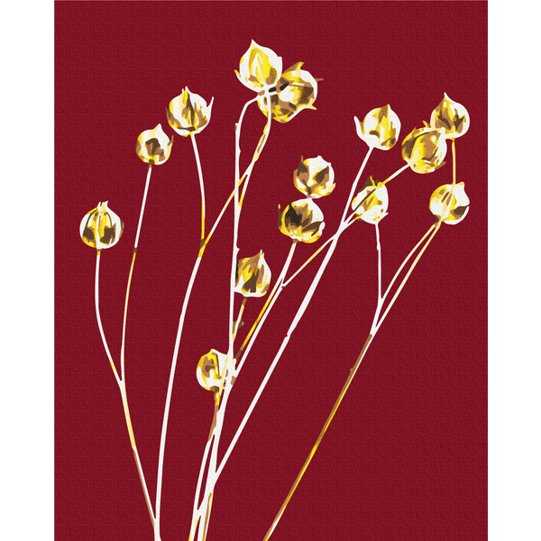 Картина по номерам Преміум картини - Золотий льон © Halyna Vitiuk