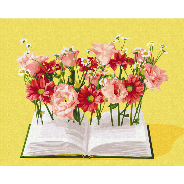 Картина по номерам Преміум картини - Книга на рідній мові © Halyna Vitiuk
