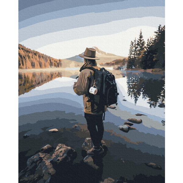 Картина по номерам Преміум картини - Мандрівник