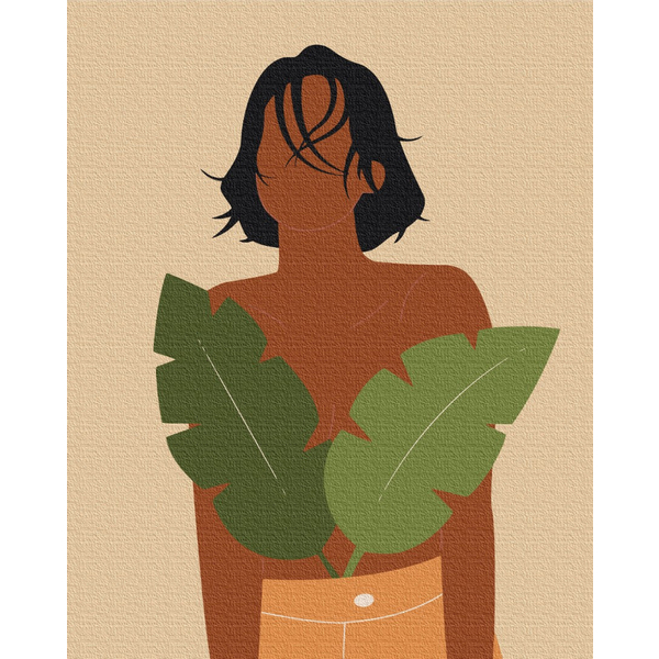 Картина по номерам Преміум картини - Природа жіночності