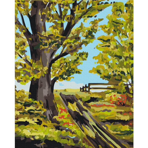 Картина по номерам Преміум картини - Старий дуб © Bona