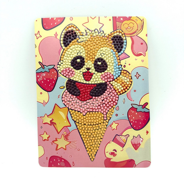 Алмазна мозаїка 13,5х18. Для дітей - Морозиво