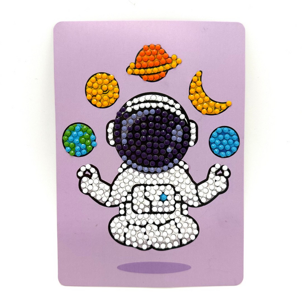 Алмазна мозаїка 10х14. Для дітей - Космонавт