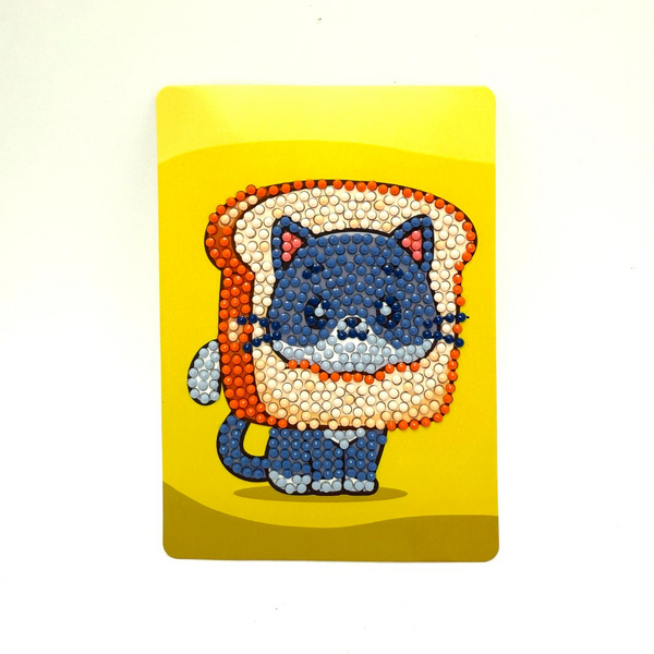 Алмазна мозаїка 10х14. Для дітей - Щасливий котик