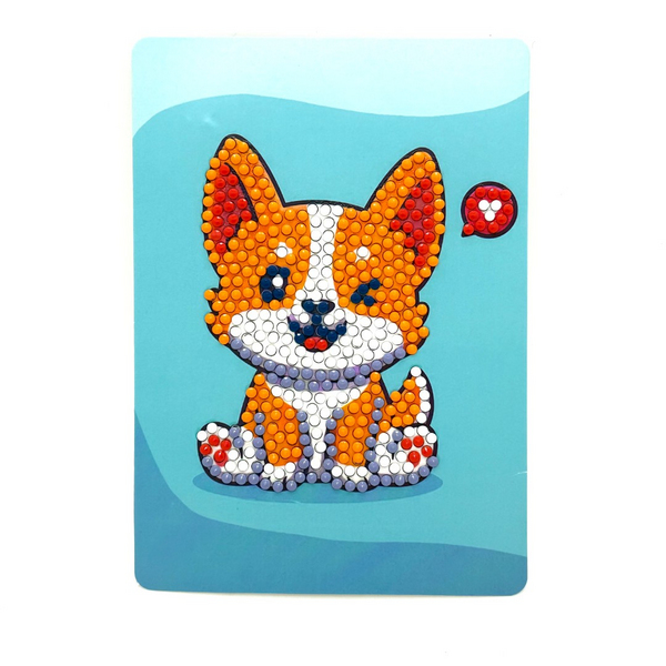 Алмазна мозаїка 10х14. Для дітей - Щасливий песик