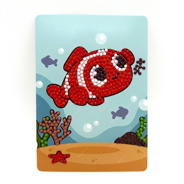 Алмазна мозаїка 10х14. Для дітей - Пригоди рибки