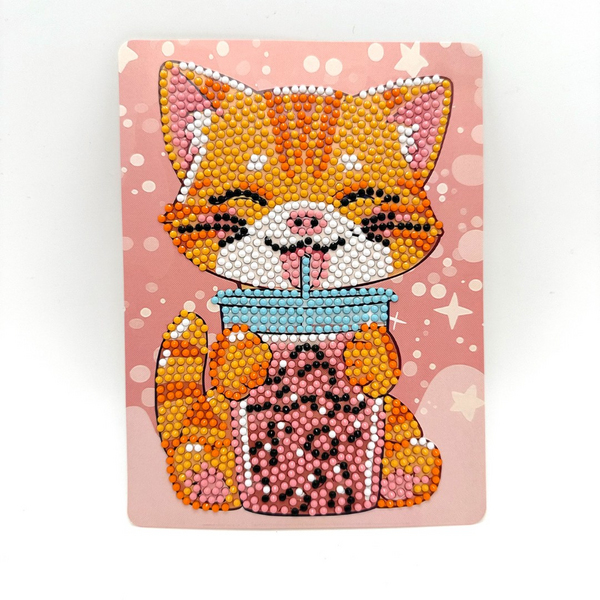 Алмазна мозаїка 13,5х18. Для дітей - Бабл-чай