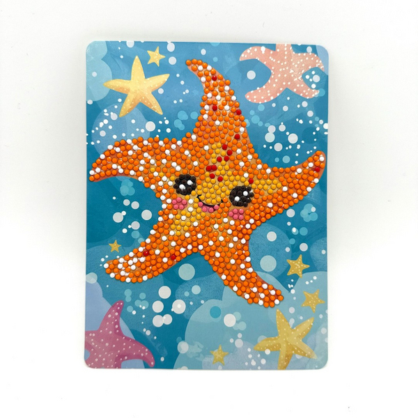 Алмазна мозаїка 13,5х18. Для дітей - Морська зірочка