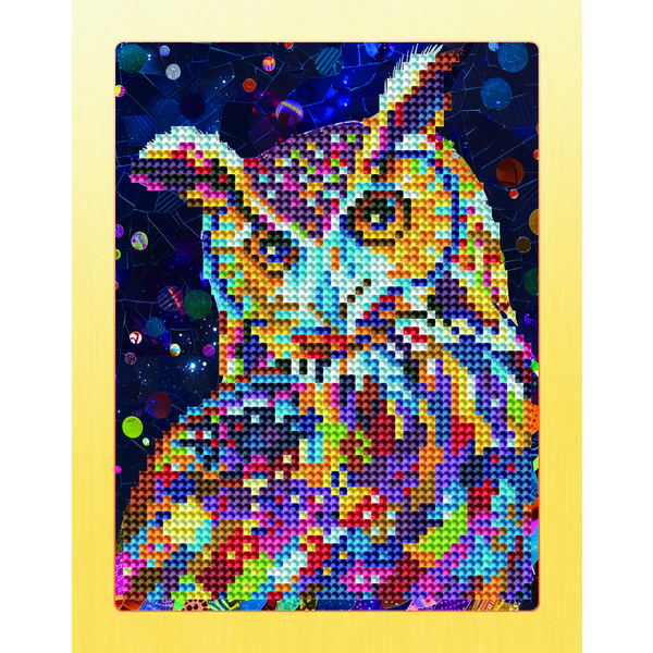 Алмазная мозаика 17х22,5 без підрамника - Сова