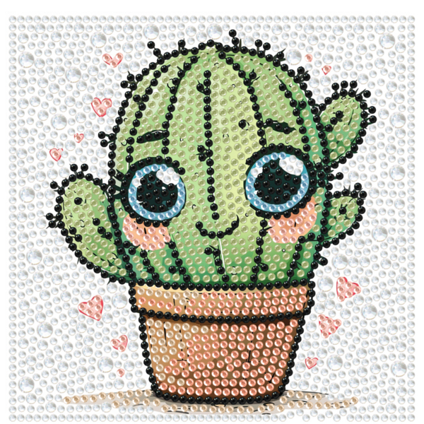 Алмазна мозаїка 15х15 - Кактус