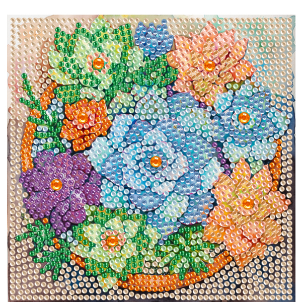 Алмазна мозаїка 15х15 - Цветы