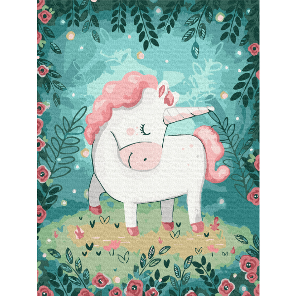 Картина по номерам Для дітей - Единорог