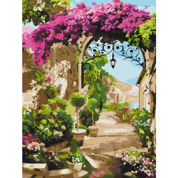 Картина по номерам Природа - Квіткова арка