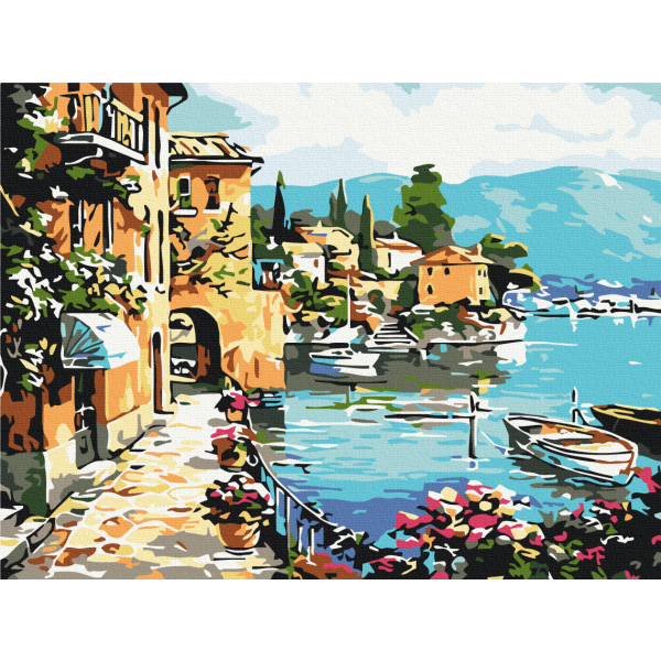 Картина по номерам Природа - Літня набережна