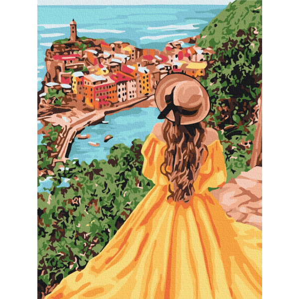 Картина по номерам Люди на картинах - Портове містечко