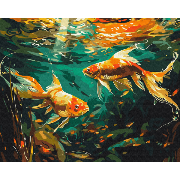 Картина по номерам Тварини, птахи та риби - Підводний вальс