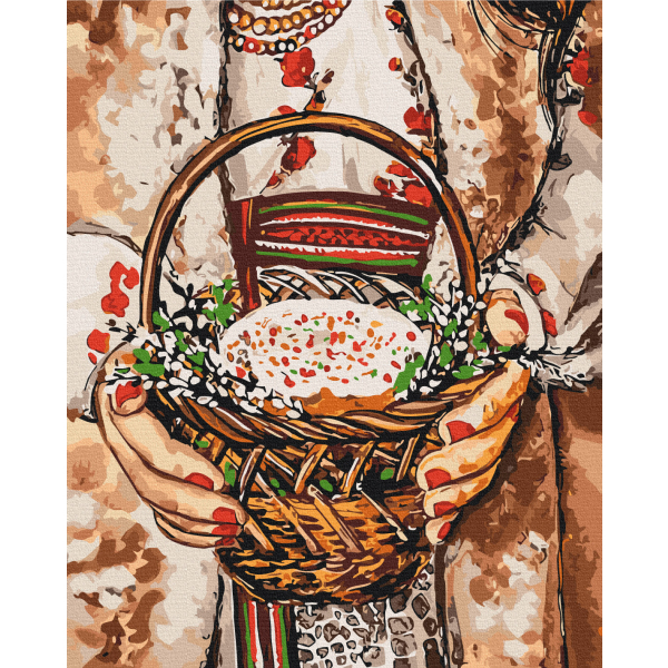 Картина по номерам Люди на картинах - Родинні традиції © Каріна Зіміна