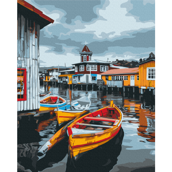 Картина по номерам Природа - Тихая гавань