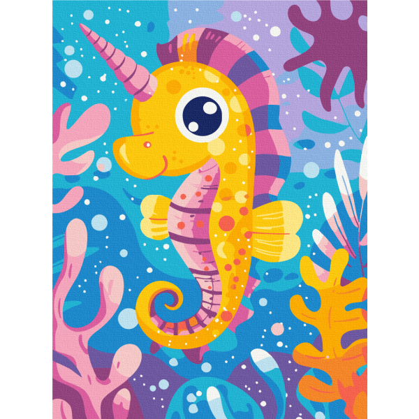 Картина по номерам Для дітей - Морський єдиноріг