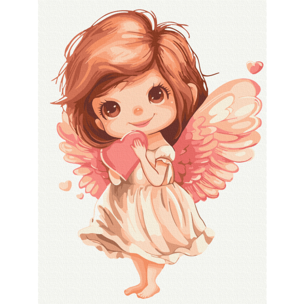 Картина по номерам Для дітей - Нежный ангелочек