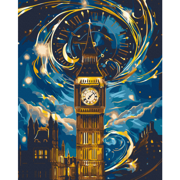Картина по номерам Абстракції - Enchanted Big Ben