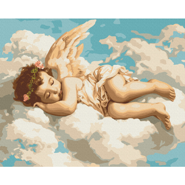 Картина по номерам Діти та ангели - Небесный сон