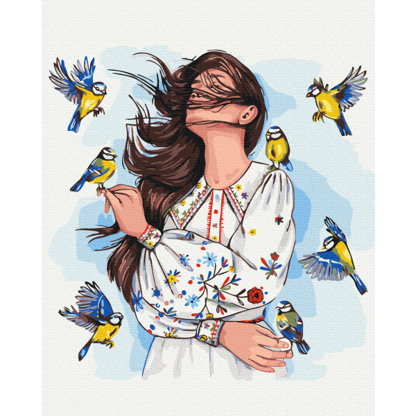 Картина по номерам Авторські колекції - Ветер поет © Alla Berezovska