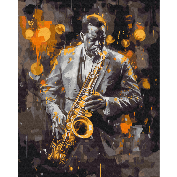 Картина по номерам Музика, музичні інструменти - Мир джаза