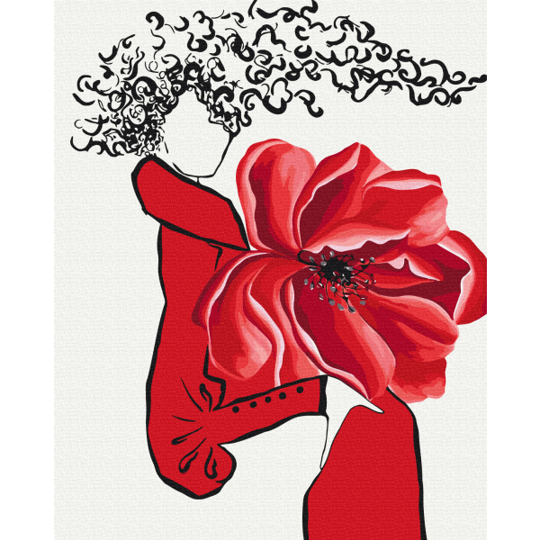 Картина по номерам Авторські колекції - Красная фантазия © LUNATART