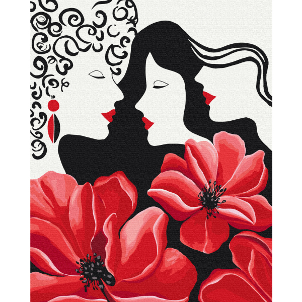 Картина по номерам Авторські колекції - Три грації © LUNATART