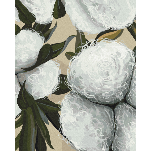 Картина по номерам Преміум картини - Бавовна © Yana Biluhina