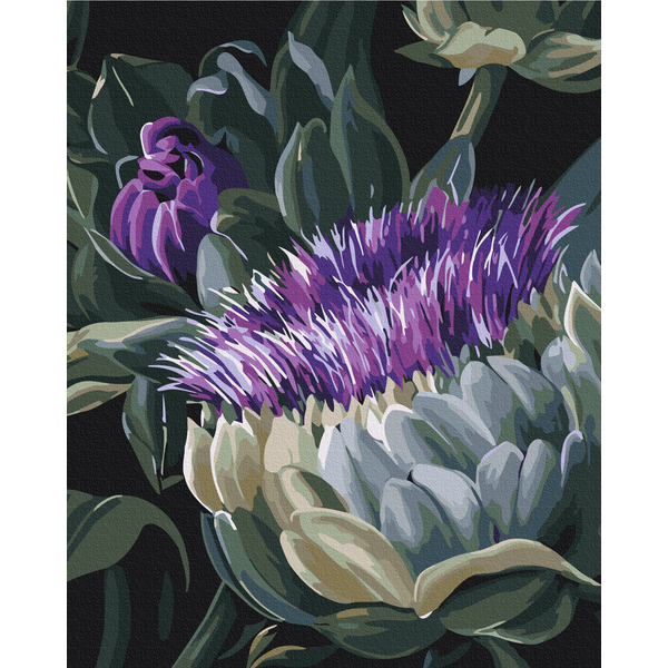 Картина по номерам Преміум картини - Дивні квіти © Yana Biluhina