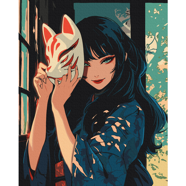 Картина по номерам Преміум картини - Кіцуне