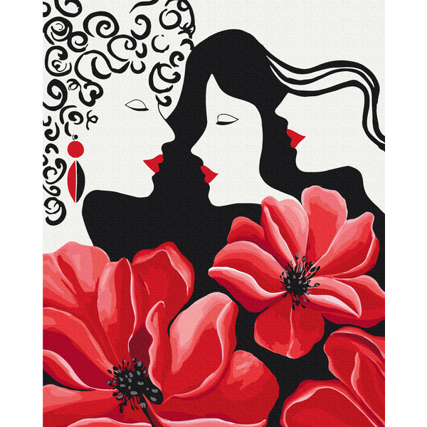 Картина по номерам Преміум картини - Три грації © LUNATART