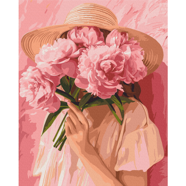 Картина по номерам Квіти - Рожевий настрій