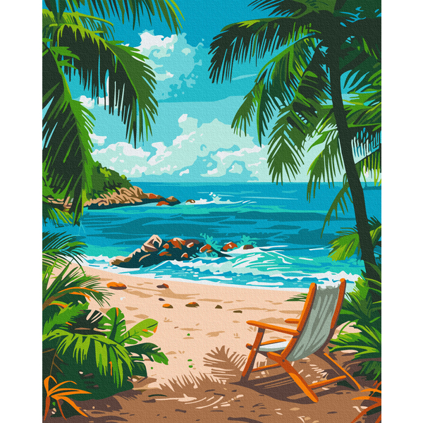 Картина по номерам Пейзажі - Летняя идиллия