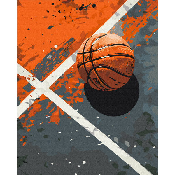 Картина по номерам Спорт - Баскетбольный мяч