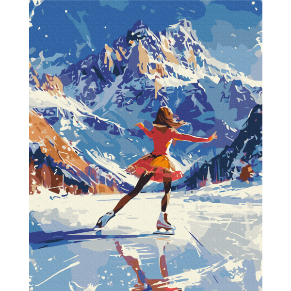 Картина по номерам Спорт - Танец на льду