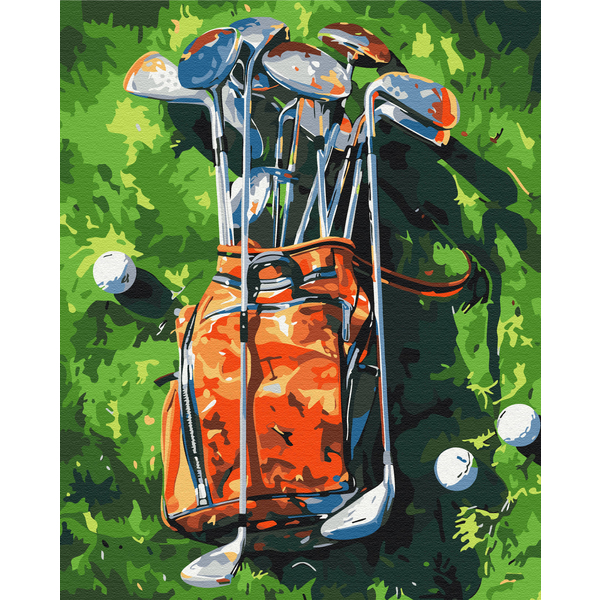 Картина по номерам Спорт - Миг для гольфа
