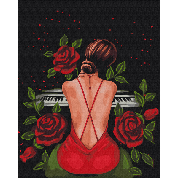 Картина по номерам Авторські колекції - Мелодія серця ©Alla Berezovska